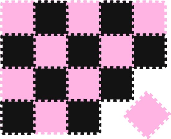 LittleTom Van Dag Één: 18-delige Baby Puzzel Speelma   30x30 Eva Schuim Kruipmat Vloermat Speeltapijt Kind 1082686752