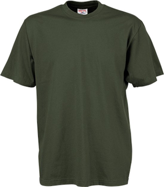 Men´s Sof T-shirt met korte mouwen Olive - L