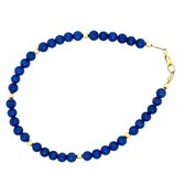 Pat's jewels Armband - Dames Armband - Kralen Armband - Jade - Blauw