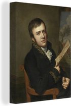 Portrait de Jan (Baptist) Kobell II - Peinture de Willem Bartel van der Kooi Toile 60x80 cm - Tirage photo sur toile (Décoration murale salon / chambre)