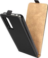 geschikt voor Xiaomi Redmi Note 11 Pro 5G Verticale Flipcover Kaartvak zwart