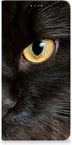 Beschermhoesje Geschikt voor Samsung Galaxy A14 4G Telefoonhoesje Zwarte Kat