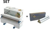 Wrapmaster 3000 aluminiumfolie en Wrapmaster3000 dispenser voor nauwkeurige handling