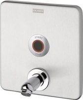 Roughing for the electronic and timesettet washbasin tap from Franke