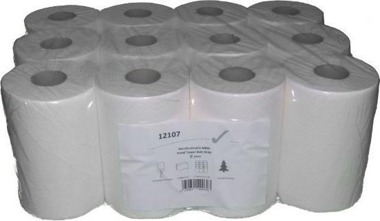 HygieneShopBasics Papier toilette 1 épaisseur - 12 rouleaux | bol.com