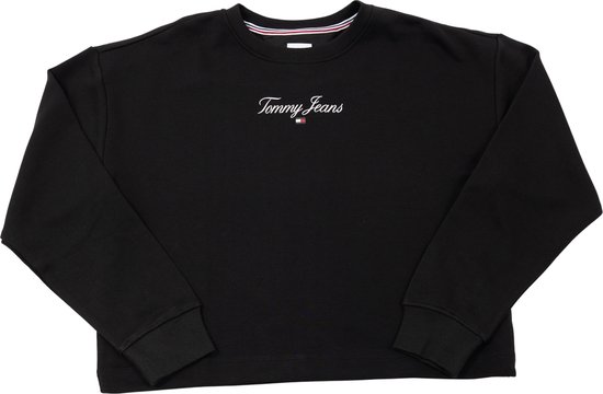 Tommy Hilfiger TJW RLX Essential Pull Femme - Zwart - Taille L