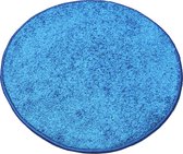 Karpet Batan - Lichtblauw - 133 cm Rond