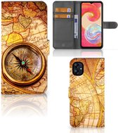 GSM Hoesje Geschikt voor Samsung Galaxy A04e Magnet Case Kompas