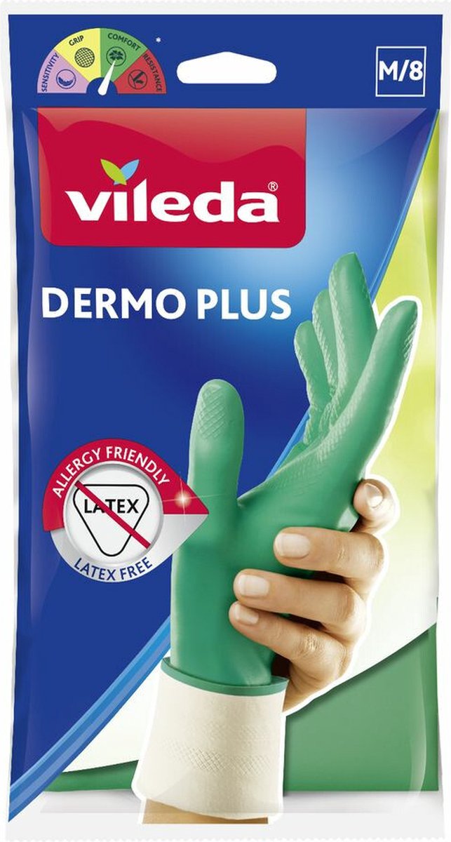 12x Vileda Handschoenen Dermo Plus Medium 1 paar