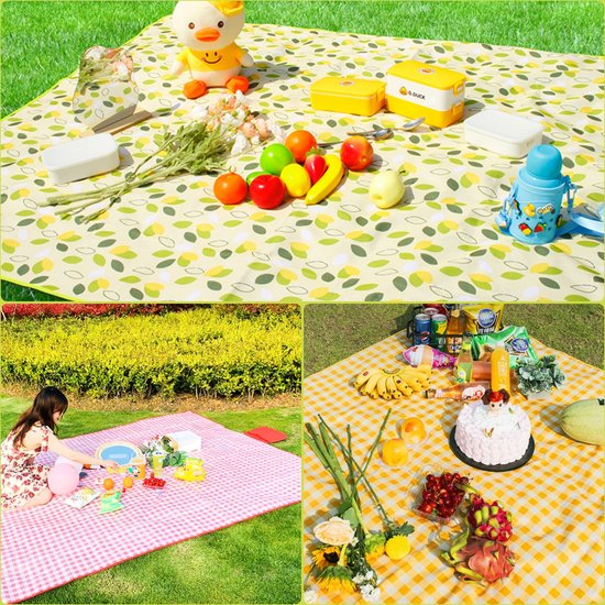 JEMIDI Couverture Pique Nique Tapis Extérieur Impermeable