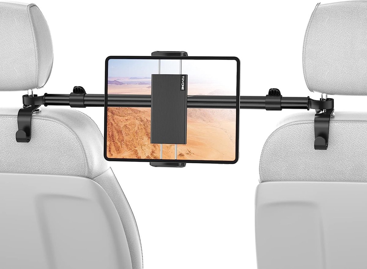 Support de téléphone de voiture télescopique support iPad support d'appui-tête  de siège arrière de