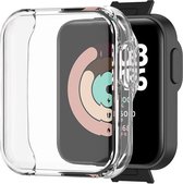 Beschermende watch case - hoesje - geschikt voor Xiaomi Mi Watch Lite - transparant