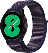 By Qubix Sport Loop strap 22mm - Marine - violet foncé mélangé - Convient pour Samsung Galaxy Watch 3 (45mm) - Galaxy Watch 46mm - Gear S3 Classic & Frontier
