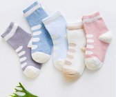 Set van 5 babysokken - geschikt voor 6-12 maanden - Baby sokken - Gemaakt van katoen - Unisex