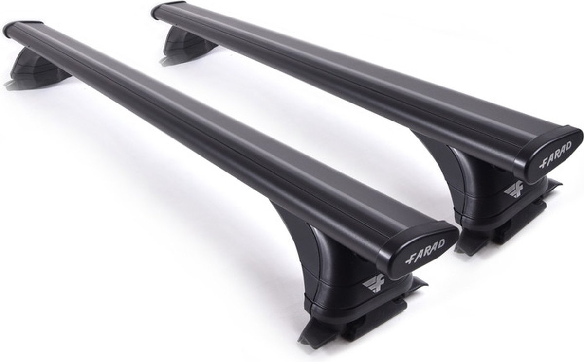 Dakdragers geschikt voor de Suzuki Swace 2021 gesloten dakrailing - Aluminium - Hoog laadvermogen 100kg - Wingbar - Zwart - Merk Farad