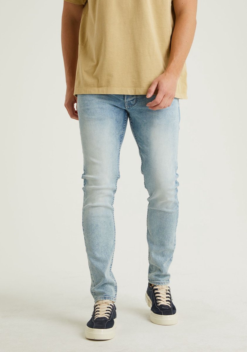 Chasin' Jeans Slim-fit jeans Carter Bleach Lichtblauw Maat W29L32