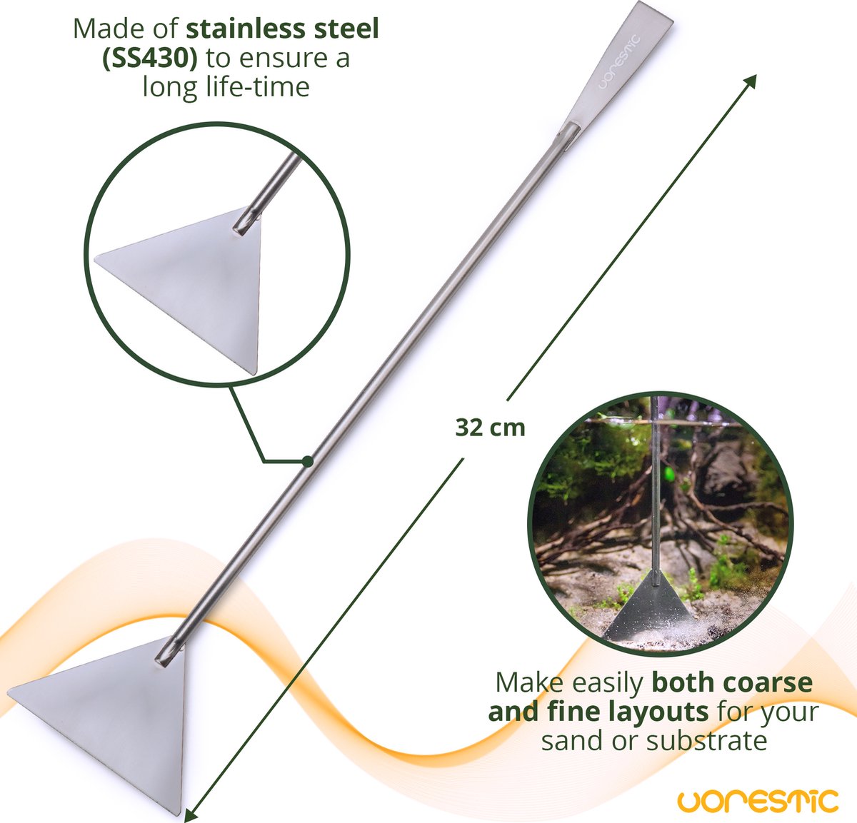 VORESTIC VORESTIC Aquascaping Aquarium Gereedschapset - afbeelding 3