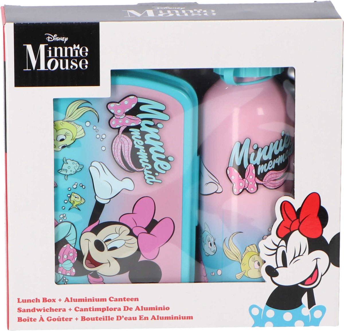Stor Premium-Lunchbox Mit Minnie Mouse Design – BPA-frei, Wiederverwendbar, Für Snacks & Sandwiches