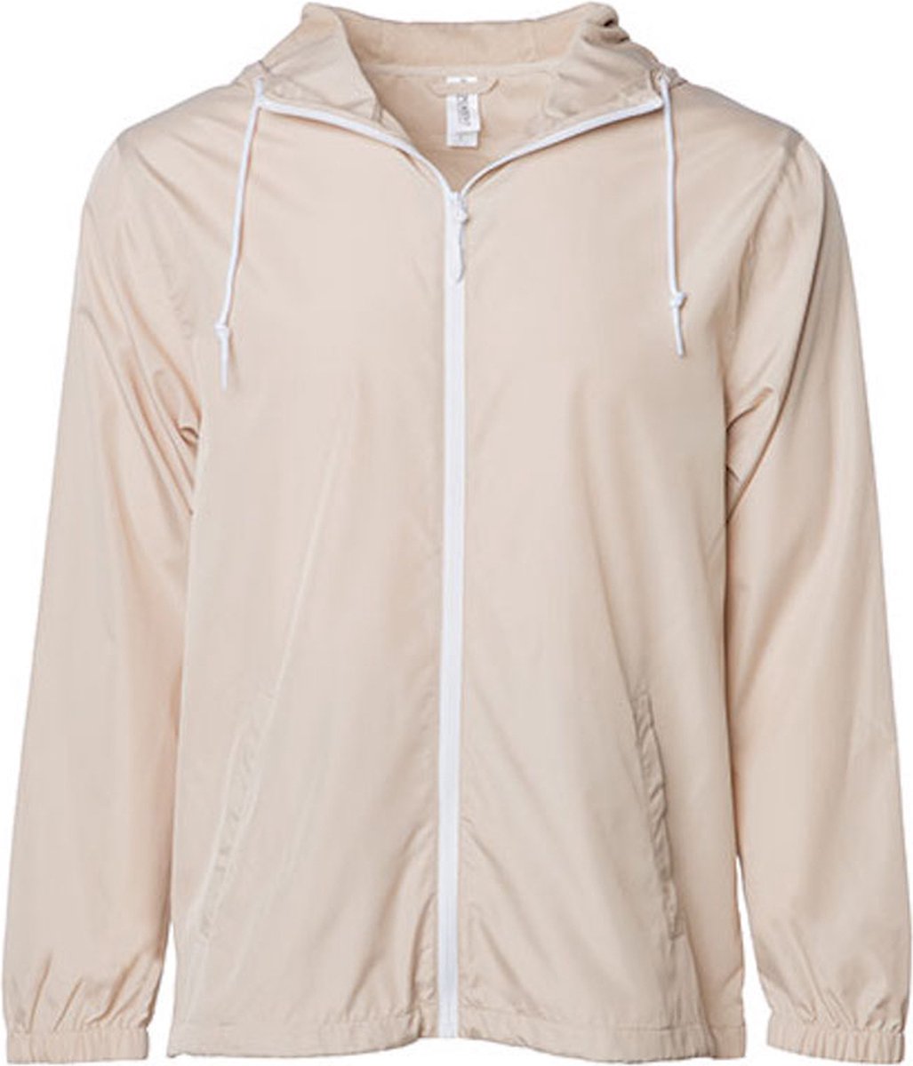 Unisex Lightweight Windbreaker Outdoorjas Creme