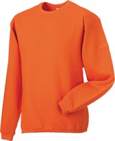 Heavy Duty Crew Neck Sweater 'Russell' Orange - 4XL
