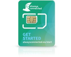 Always Connected prepaid simkaart - Onbeperkt geldig