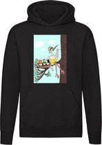 Vogel Hoodie - roken - sigaret - grappig - trui - sweater - capuchon