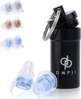 DMPII Festival oordopjes – oordoppen muziek - Partyplug – Membraanfilter – Optimale bescherming – 23Db – Blauw