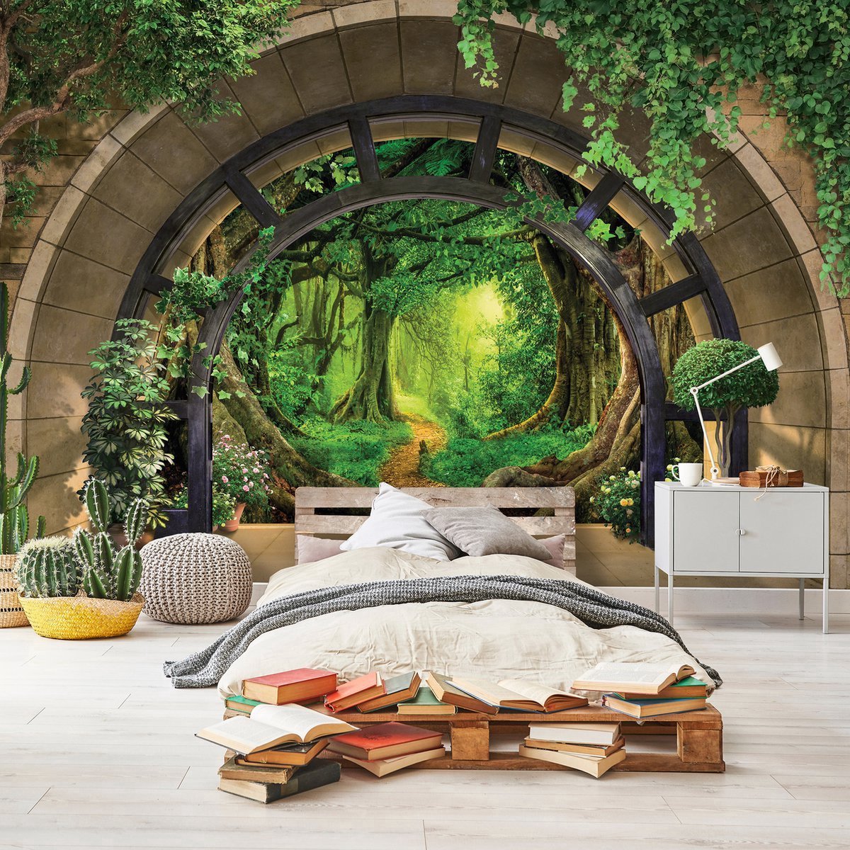 Vliesbehang Joules Country Critters Regenboog streep (dessin 118585 Vliesbehang Joules Country Critters Regenboog streep (dessin 118585