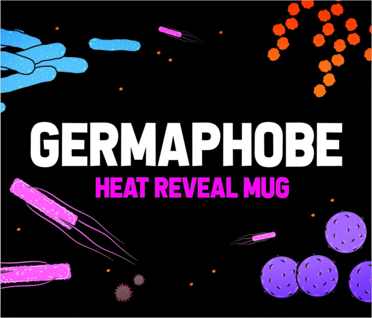 Germaphobe Heat Reveal Mug