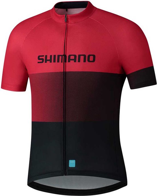 SHIMANO Team Jersey Met Korte Mouwen Heren - Red - S