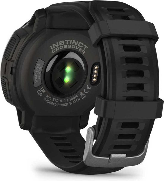 Foto: Garmin instinct crossover zwart graniet hybrid smartwatch 