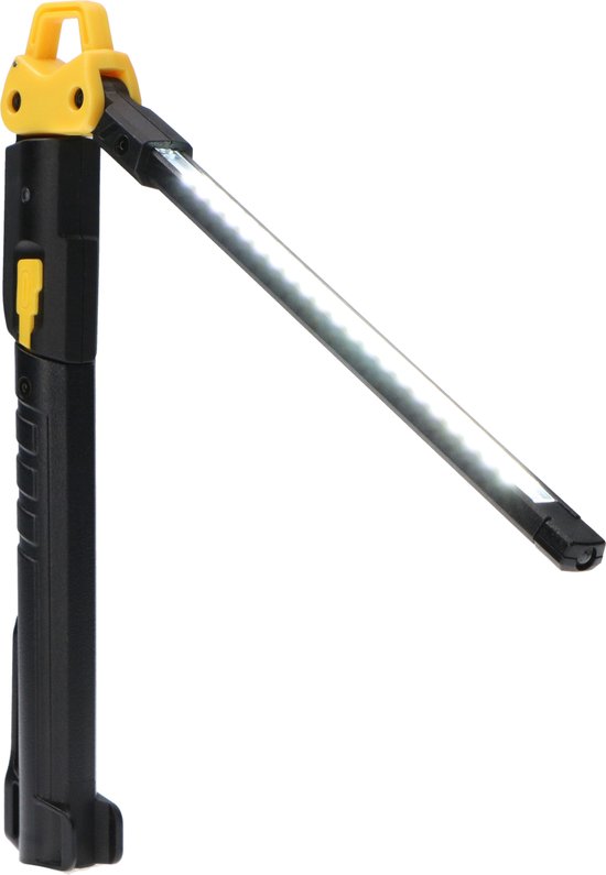 Baladeuse LED rechargeable 600 lm - Pliable & Sans fil - Avec aimant et crochet