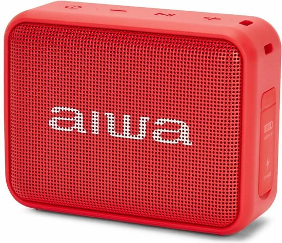 Bluetooth speaker AIWA BS-200RD rood, draadloos, draagbaar, 240W, Bluetooth 5.0, handsfree bellen, oplaadbaar