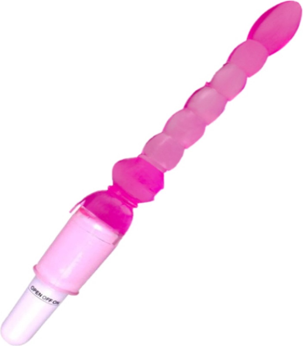 Erodit Flirting Anaal Vibrator- vibrerende kralen buttplug -G-Spot -Prostaat- Anaal dildo- Roze- zonder batterij - Seksspeeltjes- sex toys - sex speeltjes-Erotiek voor mannen- Erotiek voor vrouwen