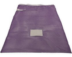 Premium wasnet 60x90 cm - Met knoopsluiting - Paars