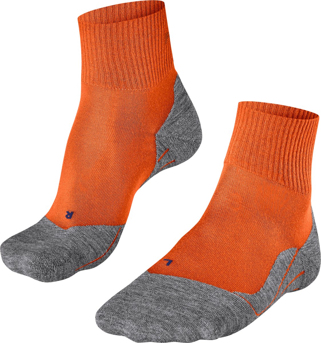 FALKE TK5 Wander Cool Short wandelen anti blaren anti zweet lyocell sportsokken heren Oranje
