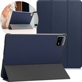 iMoshion Tablet Hoes Geschikt voor Xiaomi Pad 6 Pro / Pad 6 - iMoshion Trifold Bookcase - Donkerblauw