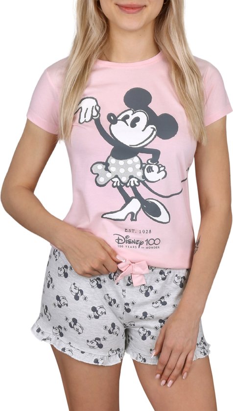 Minnie Mouse - Pyjama met korte mouwen voor meisjes, OEKO-TEX / 152