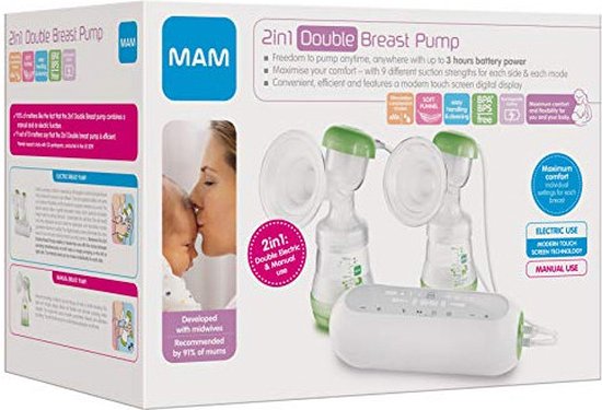  - MAM 2-in-1 Dubbele Elektrische Borstkolf