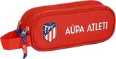Pennenetui met 2 vakken Atlético Madrid Rood Marineblauw (21 x 8 x 6 cm)