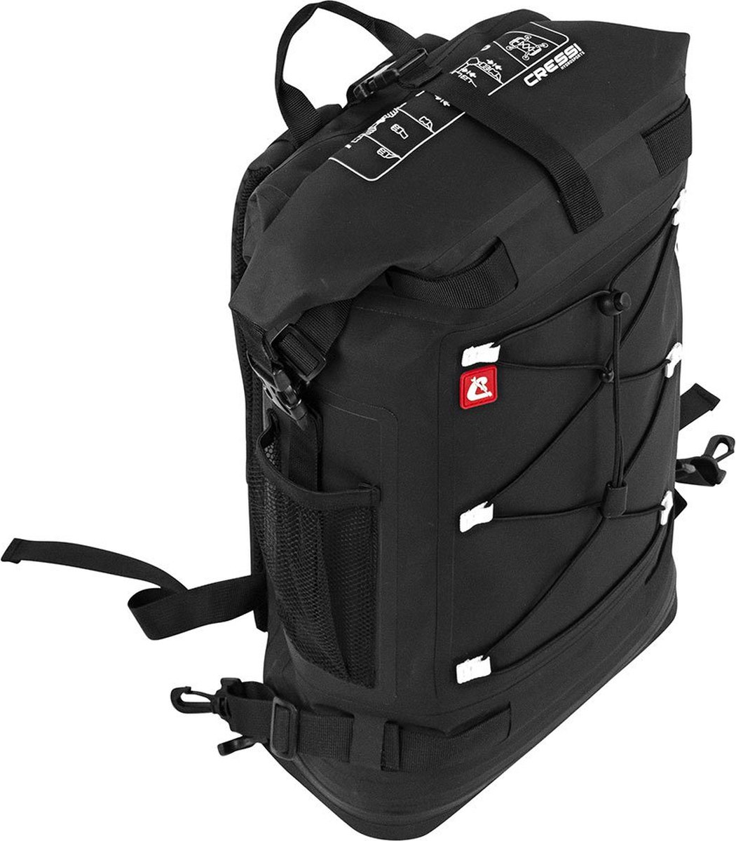 Cressi Pvc Spidy Droge Zak 25l Zwart