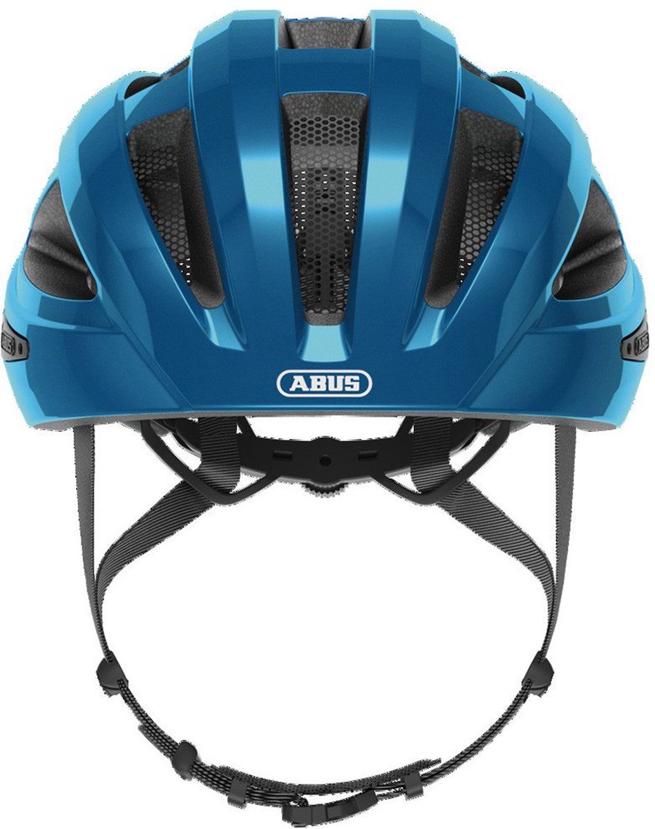 Fietshelm ABUS MACATOR steel blue L - 58-62 cm - blauw - Geschikt voor gebruik op elektrische fietsen - stadsfietsen - 360 g – foto 4