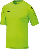 Jako Team SS Sportshirt performance - Maat 152  - Unisex - lime groen