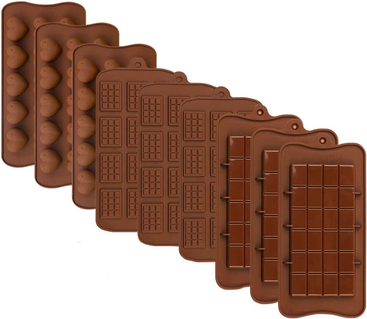 2 stuks Dubai Chocoladevorm, Turron-siliconen vorm, tabletvorm