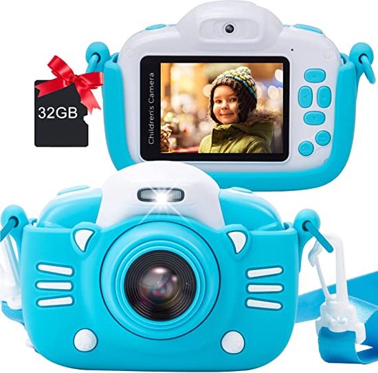 Kindercamera, digitale camera-afdrukcamera - fotocamera - Perfect cadeau, educatief speelgoed en creatief doe-het-zelf werk