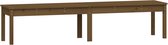 vidaXL Banc de jardin 2 places 203,5 x 44 x 45 cm Bois de pin massif Marron miel