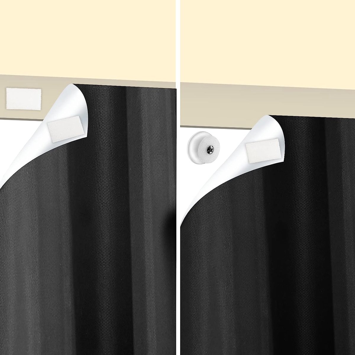 Rolgordijn met Zuignappen,Privacy Verduisteringsrolgordijn,Tijdelijk Draagbaar Venster Cover Gordijn,Intrekbare Zonwering,voor Slaapkamer Dak Kantoor Keuken Balkon Badkamer (W40xL125cm/16x49in