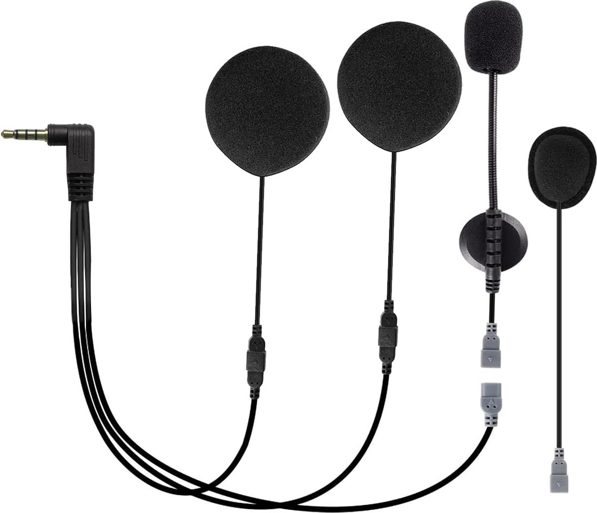 Lexium Motorhelm headset - Cadeau voor hem - Headset helm - Intercom motor - Motorhelm headset bluetooth