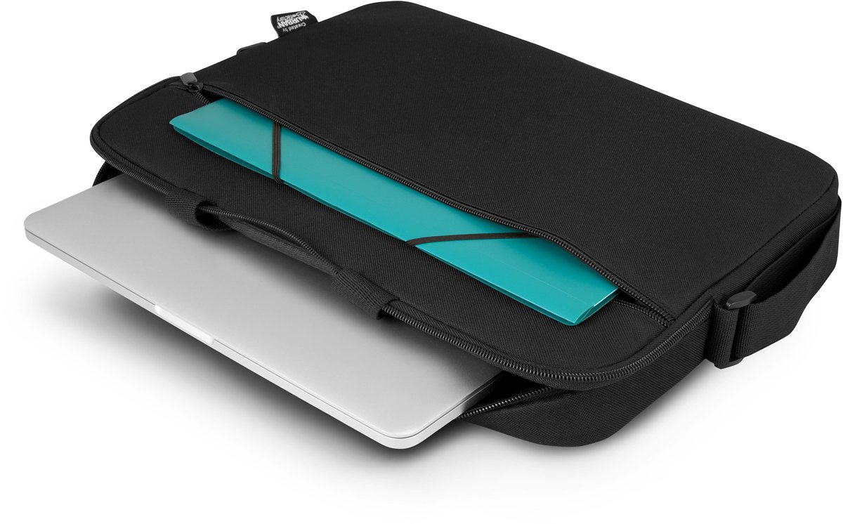 Laptoptas - Urban Factory - TLS17UF - 173 inch - Zwart - 17 inch - draaghandvat/schouderband
