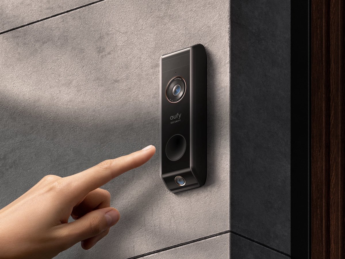 Afbeelding 3 van eufy Security Video Deurbel Dual 2 Pro – Video Doorbell- 2K HD – Dubbele Camera's – Pakketdetectie – Gezichtsherkenning – Batterijgevoed